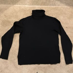 Black 100% Wool Sweater